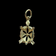 10K Yellow Gold Turtle Charm