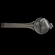 Sterling Silver Georg Jensen Denmark 65 Signed Horse Tie Clip Designed by Arno Malinowski