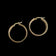 10K Yellow & White Gold Two Tone Open Work Celtic Knot Hoop Earrings by SCJ