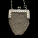 Antique German Silver Chain Mail Purse / Bag on Sterling Silver Chain Necklace