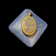 Antique Victorian Gold Filled Locket Pendant with Paste Stone