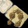 Victorian Gold Filled Link Chainmail Floral Bracelet
