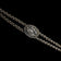 Victorian Silver Plate Albertina Sliding Watch Fob Chain