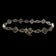 Sterling Silver Black Diamond & CZ Bracelet