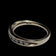 14K White Gold Channel Set Diamond Band Size 7 1/4