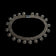 Sterling Silver Chainmail and Sphere Collar Necklace: Mexico Tlaquepaque Jalisco