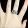 Norwegian .830 Silver Spoon Ring Size 8 Adjustable