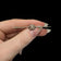 Antique 14K White Gold & Fresh Water Pearl Filigree Bar Brooch