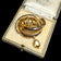 Antique 9K Gold & Citrine Victorian Era Love Knot Brooch