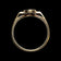 10K Yellow Gold Egyptian Ankh Ring Size 6.5