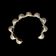Heavy Sterling Silver Skull Cuff Bracelet