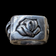 Sterling Silver Designer MetalSmiths Crown, Heart, Rose & Sparrow Statement Band Size 10