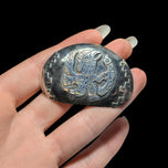 Sterling Silver Peruvian Incan Bird Repoussé Brooch