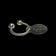 Sterling Silver Tiffany & Co Horseshoe Key Ring with Tiffany Tag
