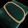 10K Tri-Colour Braided Herringbone Flat Bracelet