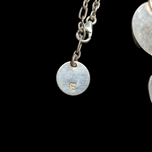 Sterling Silver & Fire Opal Necklace / Pendant
