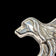 Sterling Silver Springer / Cocker Spaniel Dog Brooch
