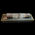Antique Gorham Sterling Silver & Glass Double Chamber Perfume Bottle
