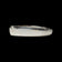 Brushed Sterling Silver Modernist Geometric Bangle Bracelet