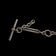 Antique Victorian Sterling Silver Albert Pocket Watch Chain Hallmarked Trombone / Paperclip Links England