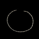 Mexico Sterling Silver Twist / Rope Choker Necklace