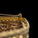 Antique Czech Filigree Brooch With Red Glass Crystals