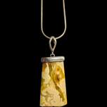 Sterling Silver & Butterscotch Baltic Amber Necklace