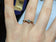 10K Yellow & White Gold Channel Set Double Diamond Bypass Ring Size 5
