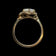 10K Yellow Gold Claw Set Oval Opal Ring Size 7 3/4