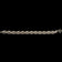 Sterling Silver Chain Link Twist Hollow Bracelet - Chunky