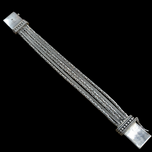 Sterling Silver Multi Strand Byzantine Silpada Thai Bracelet