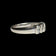 14K White & Yellow Gold Double Row Tension / Bar Set Diamond Band Size 6 1/2