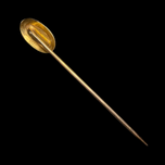 Antique Victorian Opal and 14K Gold Stick Pin