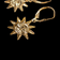 10K Yellow Gold Smiling Golden / Waking Sun Earrings
