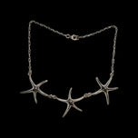 Sterling Silver Starfish Statement Necklace
