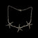 Sterling Silver Starfish Statement Necklace