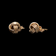10K Yellow Gold Knot Earrings