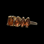 10K Yellow Gold Marquise Cut Multi Garnet Ring Size 6.5