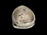 Sterling Silver Native American Navajo Tiger's Eye Ring Size 11 1/4