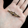 Antique Edwardian 9CT Rose Gold & Green Gold Amethyst Bar Brooch