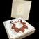 Vintage 1962 Bijoux Christian Dior Red Bib Necklace Red Rhinestone Couture: Original Box