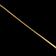 10K Yellow Gold Box Chain Necklace 18"