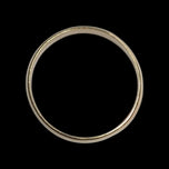 14K Yellow Gold Simple Polished Band Size 13