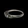 Vintage 18K White Gold & Diamond Row Ring Size 5 1/4