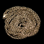 9CT Yellow Gold Double Chain 32" Long Statement Necklace