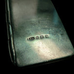 Antique Sterling Silver Notebook & Pencil Aide de Memoir with Bail Loop Birmingham England