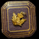 9K Yellow Gold Thistle of Scotland Charm Pendant