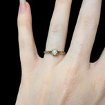 Art Deco 10K Yellow Gold Claw Set Pearl Ring Size 5.5 A&A Jewellers Toronto