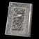 Antique Silver Filigree Book Shaped Trinket Box / Cigarette Case / Card Case
