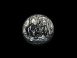Vintage Hans Jensen Denmark Silver Plated Repoussé Pill/Snuff Box